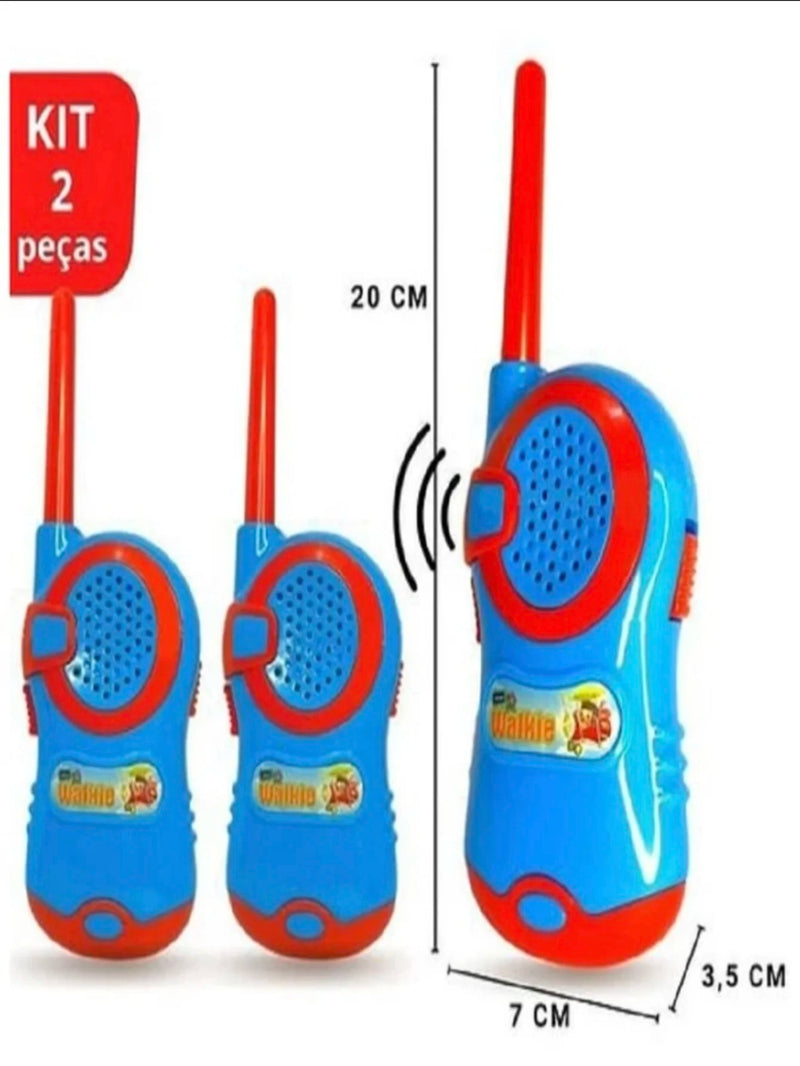 Walkie Takie Radio Comunicador De Brinquedo Infantil