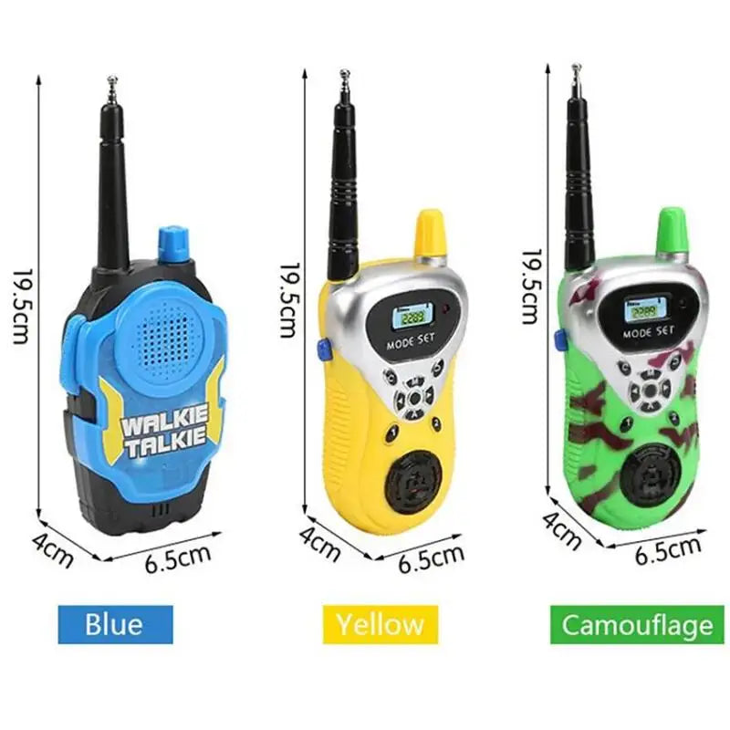 Walkie Talkie Brinquedo Infantil, Alcance 30 a 50m